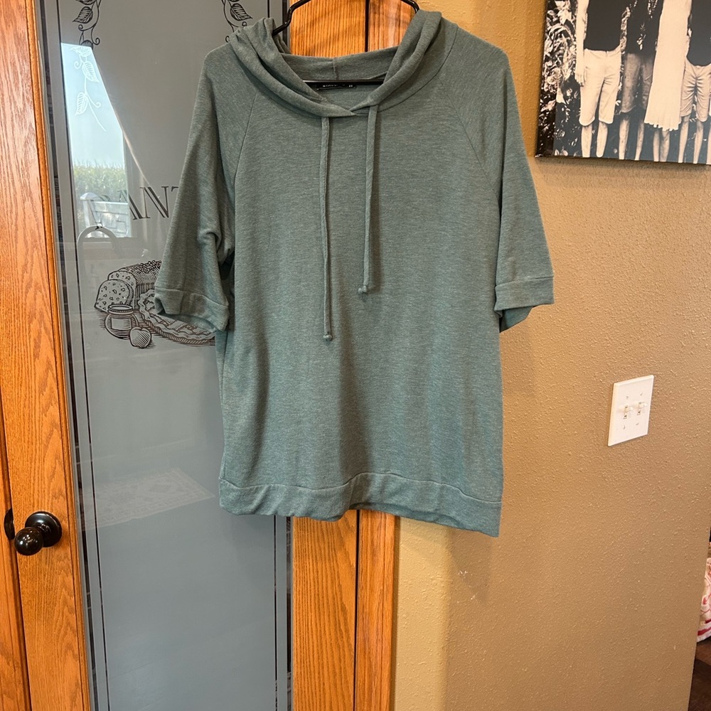 Staccato Green Short Sleeve Top from Stitchfix